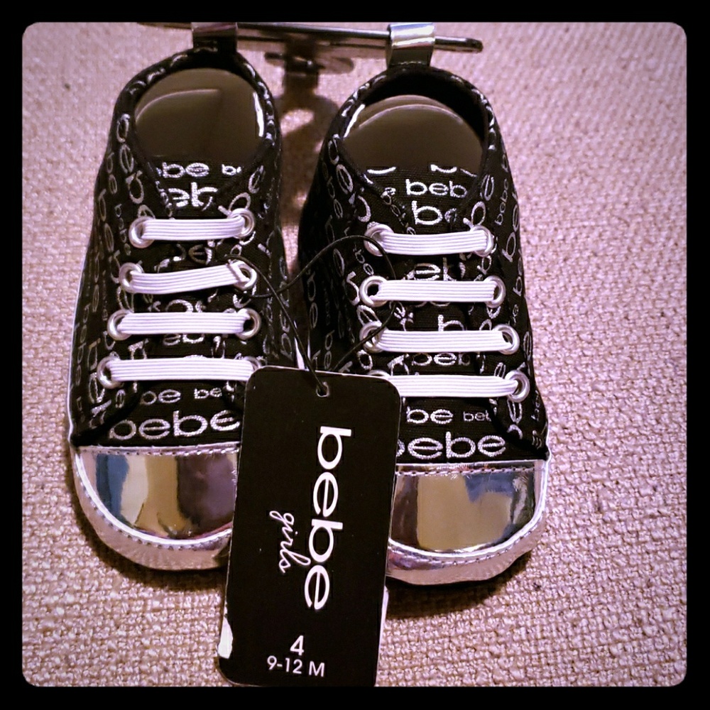 Bebe black and/or pink fashion sneakers